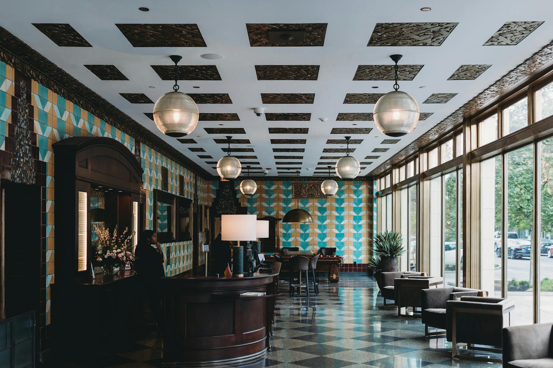 Modern gestaltete Lobby von Ma Ma